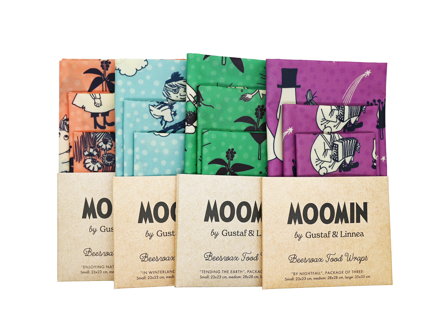 Moomin by G&L - Bivaxduk "By nightfall" Tre-pack