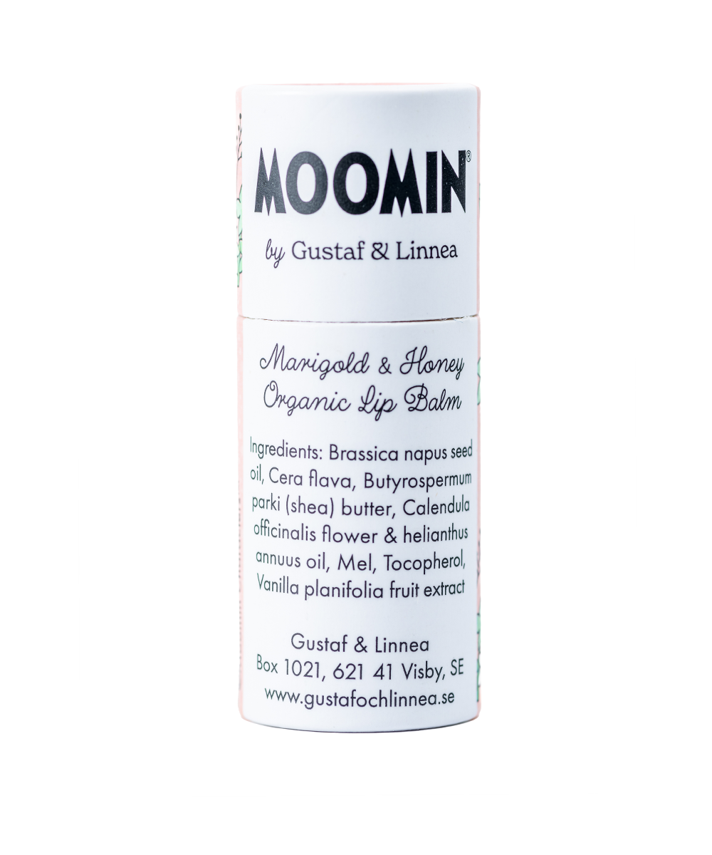Moomin by G&L - Läppcerat av bivax med ringblomma & honung