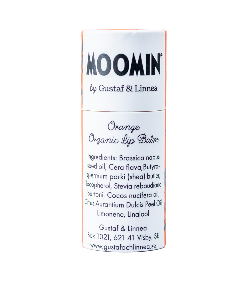 Moomin by G&L - Läppcerat av bivax med apelsin