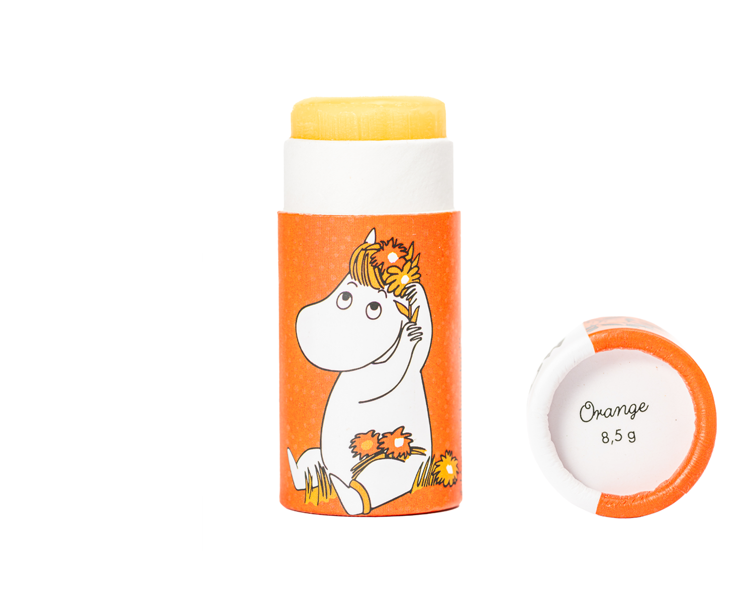 Moomin by G&L - Läppcerat av bivax med apelsin