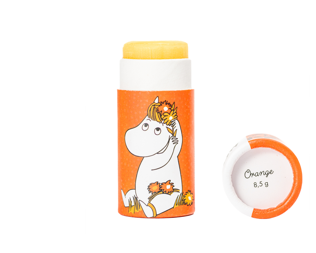 Mumin - Läppcerat - Apelsin