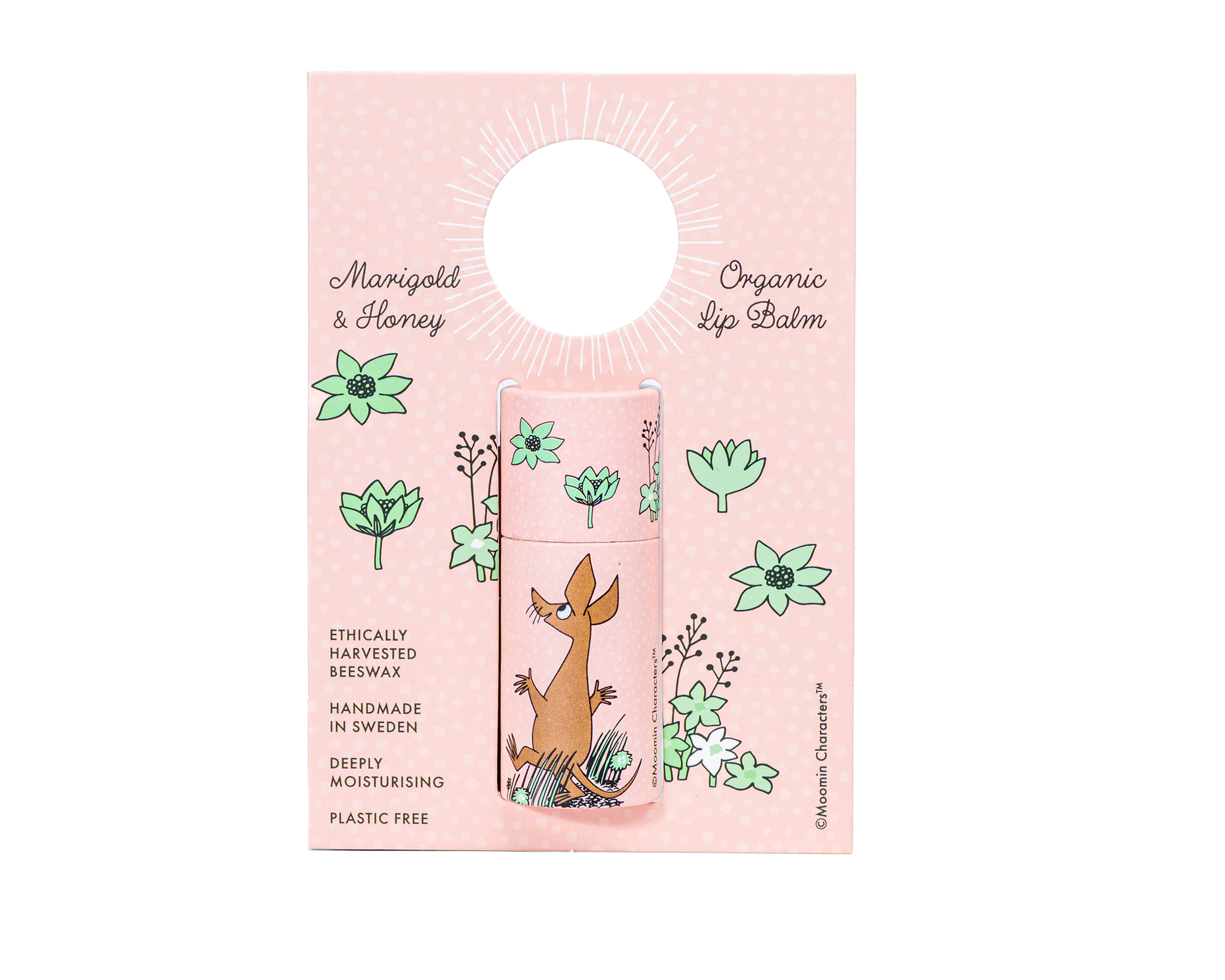 Moomin by G&L - Läppcerat av bivax med ringblomma & honung