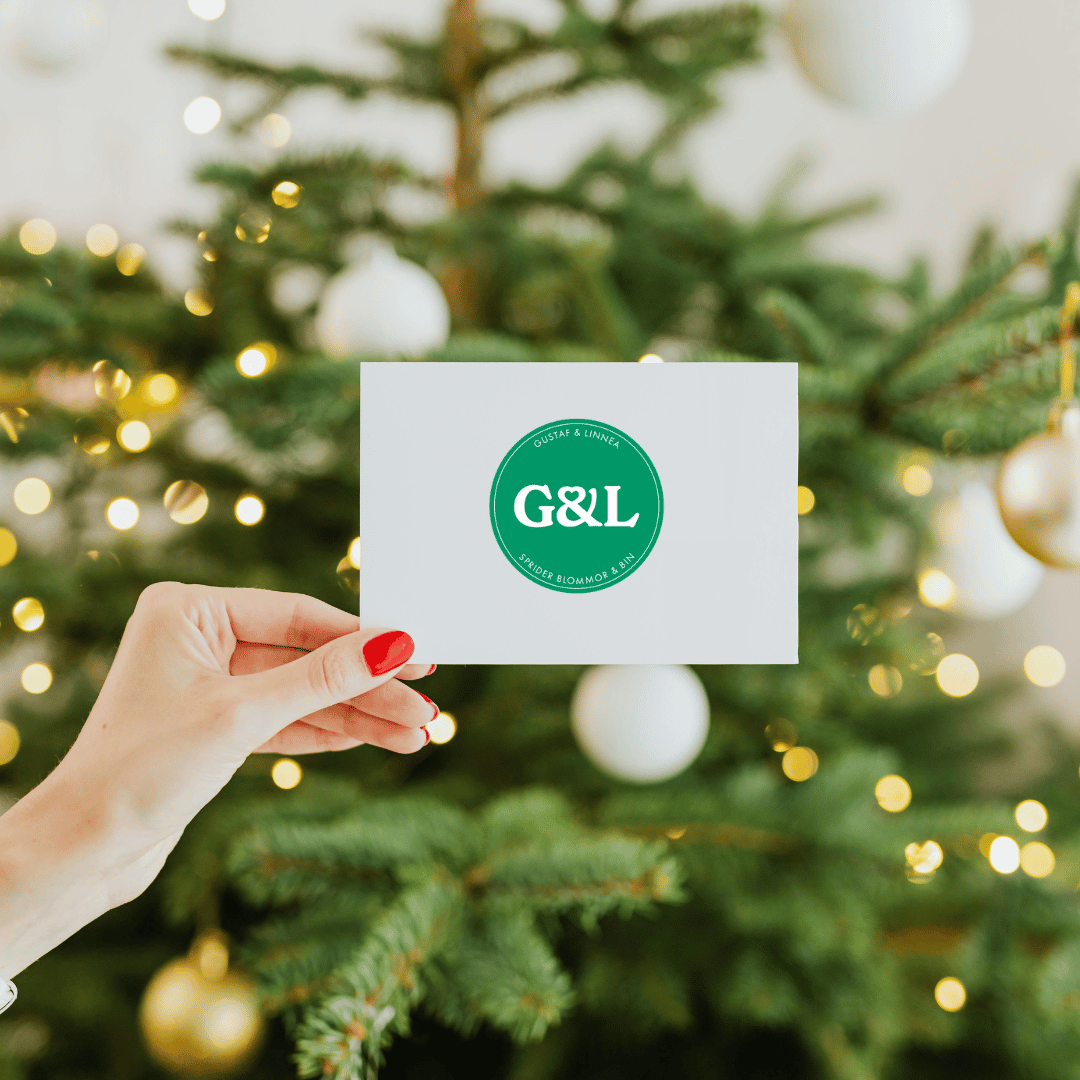 Gavekort fra Gustaf og Linnea
