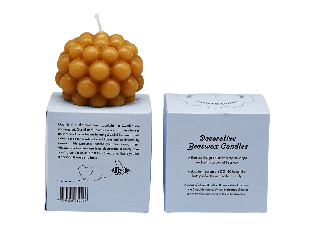 Bivaxljus "Salmbär"