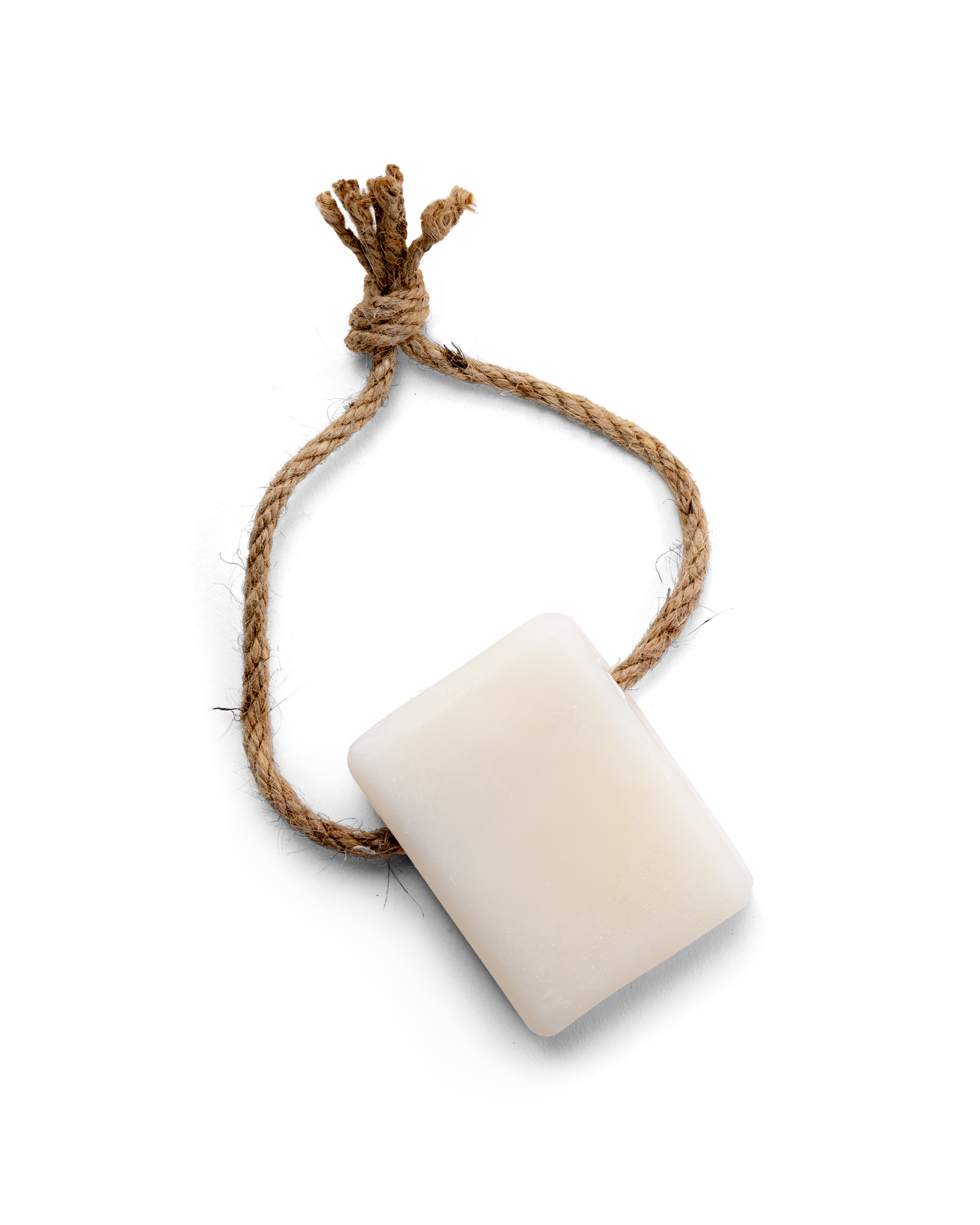 Mild Gotland-såpe med bånd som oppheng, laget i små opplag.