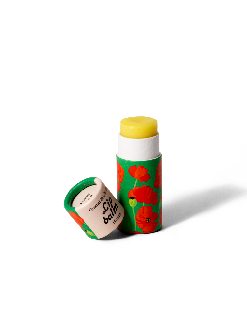 Naturligt läppcerat med honung, handgjort i Sverige av Gustaf & Linnea