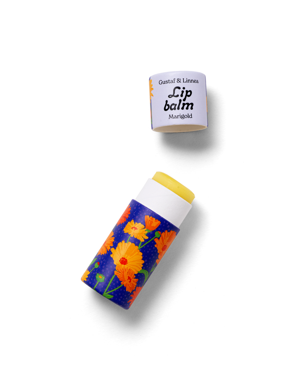 Natural lip balm calendula, handmade in small batches