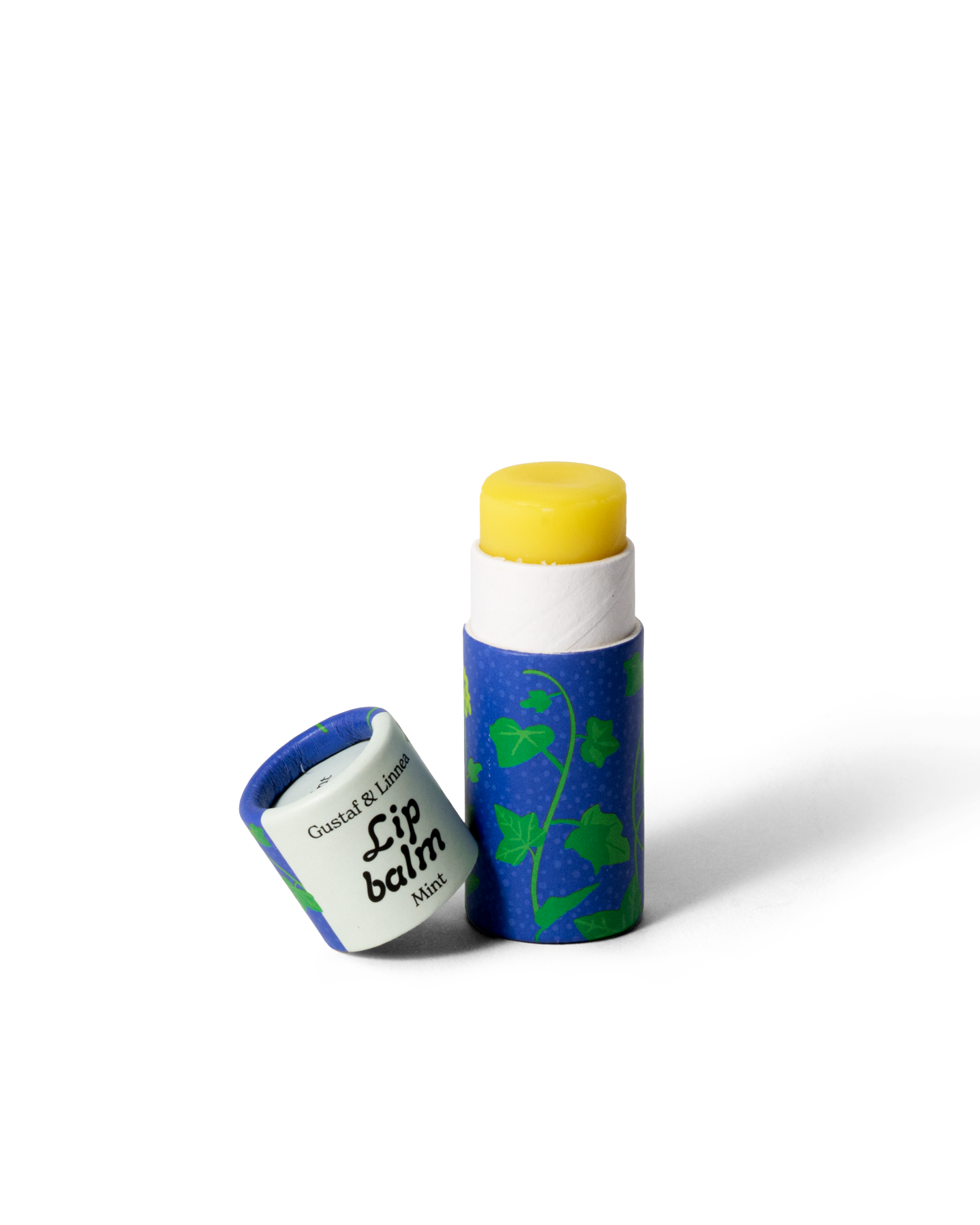 Läppcerat med murgrönemönster, öppnad förpackning.