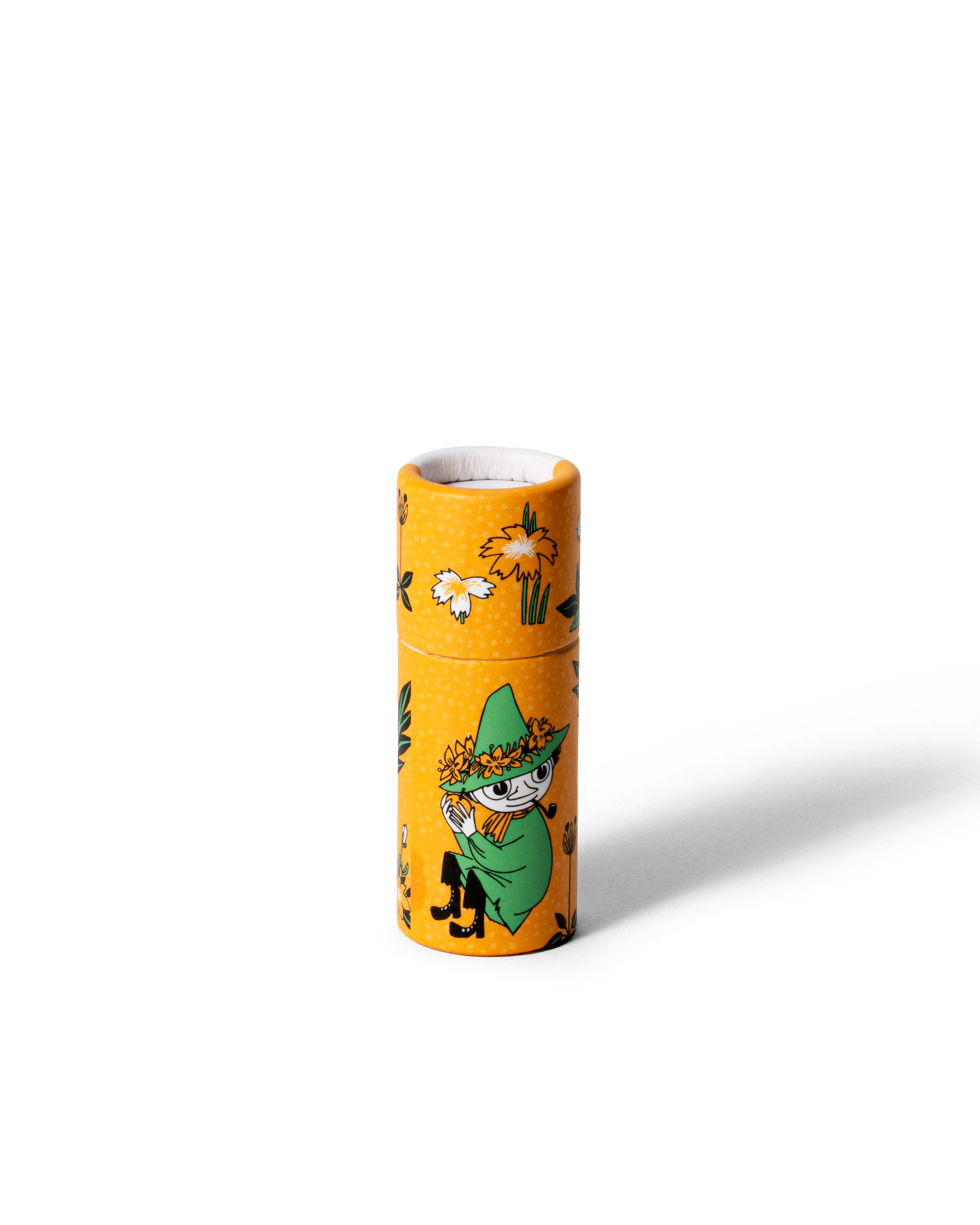 Förpackning till Muminläppcerat med Snusmumriken, kokos och honung