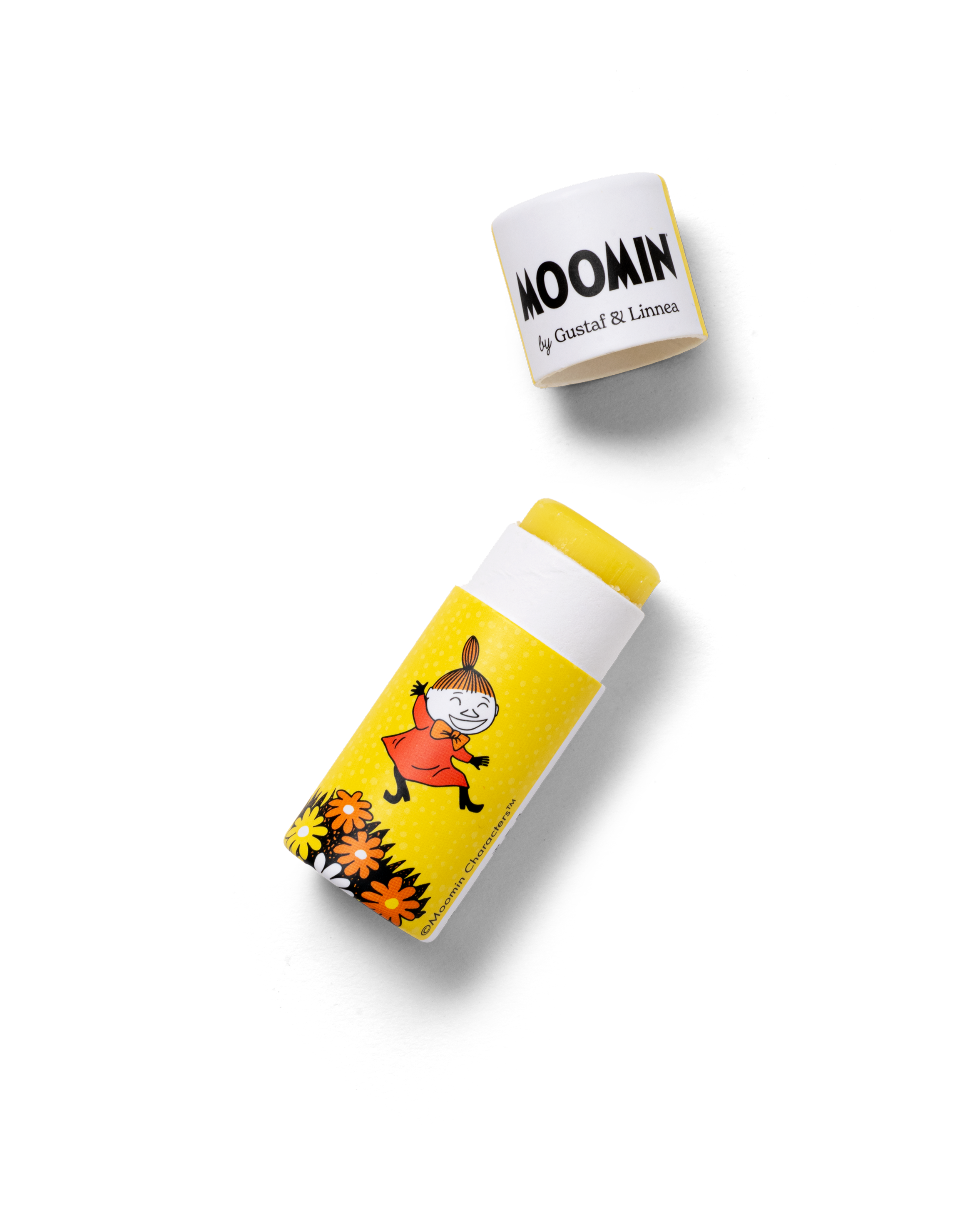 Läppcerat med Lilla My – hylsa och lock separerade