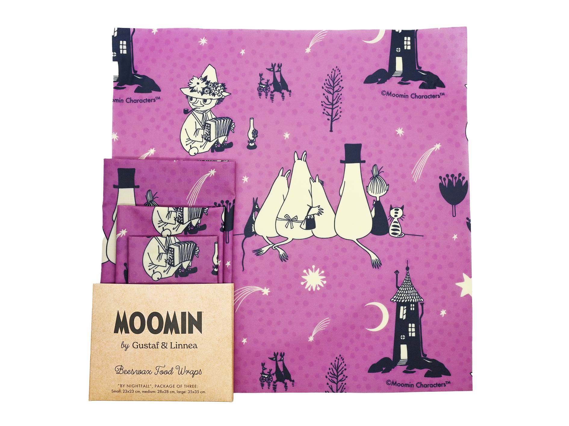 Moomin by G&L - Bivaxduk "By nightfall" Tre-pack