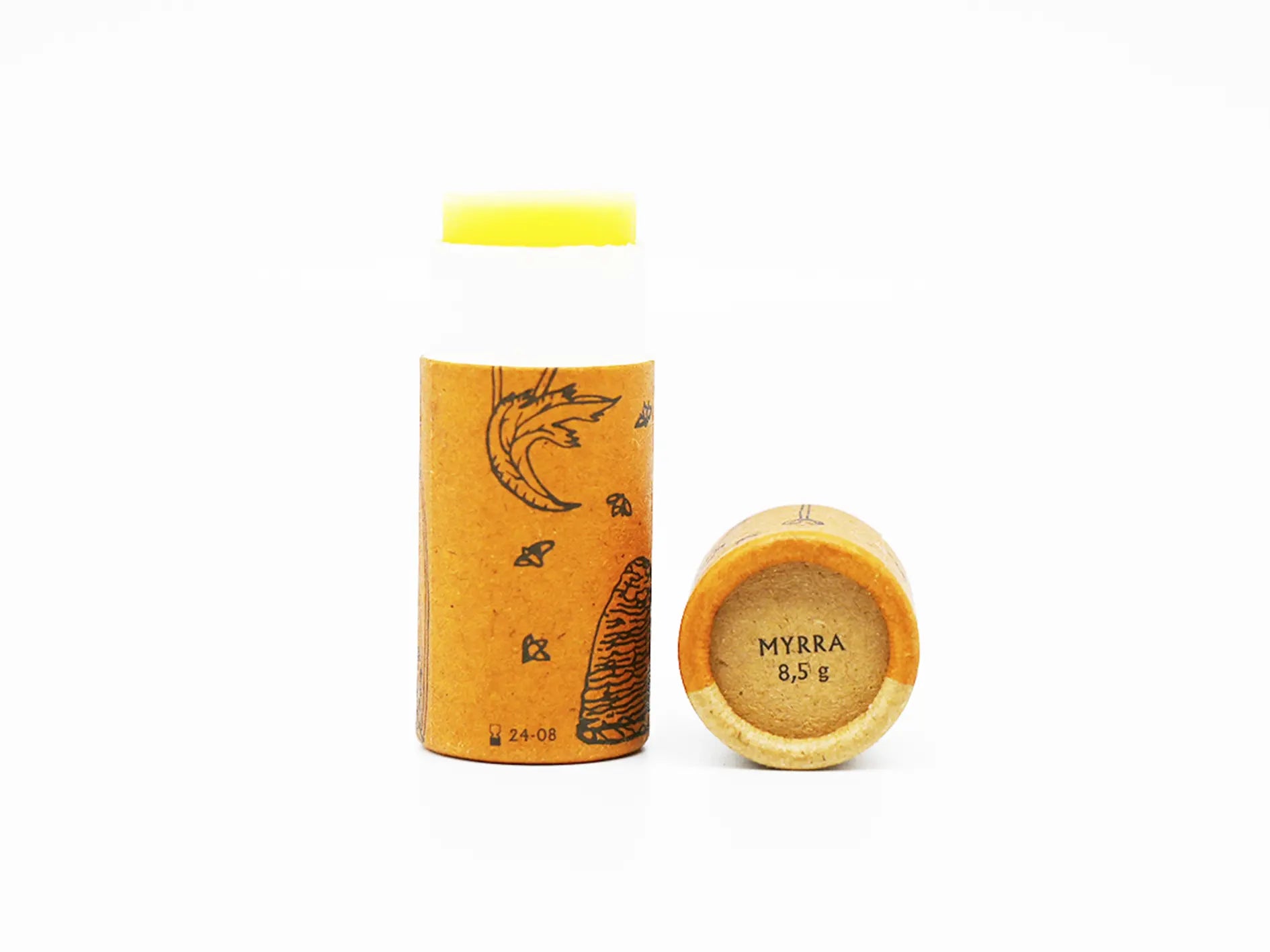 Organic Lip Balm in a cardboard tube, 8.5 grams - Limited Edition Gustaf and Linnea